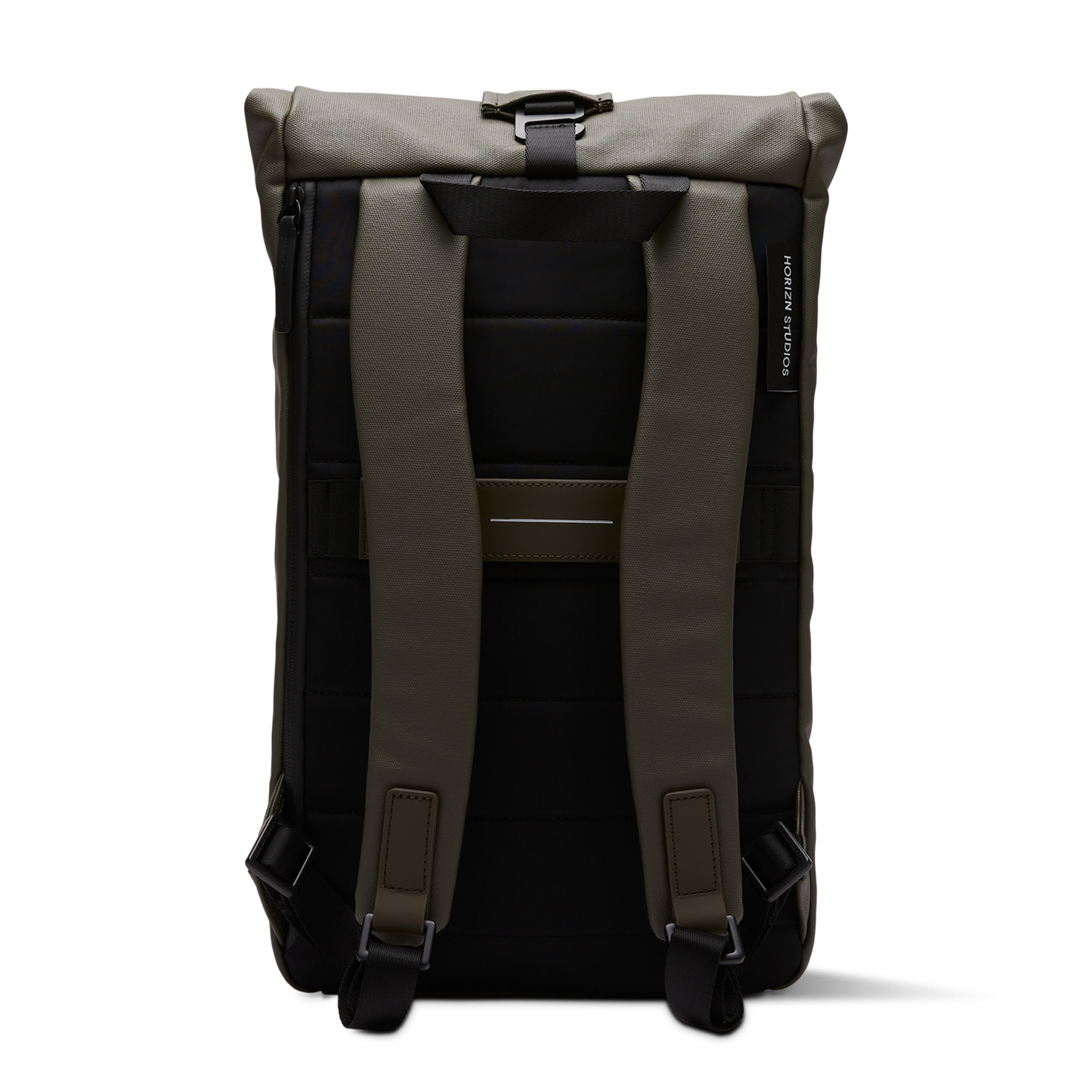 SoFo Rolltop Backpack / Dark Olive / Waxed Canvas