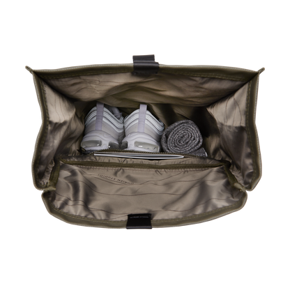 Sofo Rolltop Rucksack Grün Main Pocket - Wasserabweisend Vegan Ergonomisch - Horizn Studios
