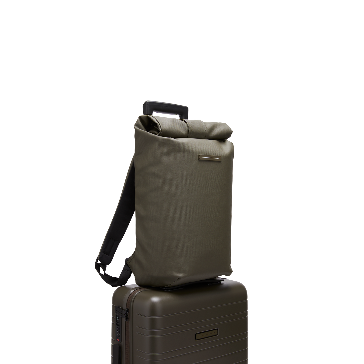 SoFo Rolltop Backpack / Dark Olive / Waxed Canvas