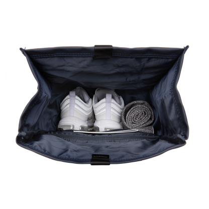 Sofo Rolltop Rucksack Blau Main Pocket - Wasserabweisend Vegan Ergonomisch - Horizn Studios