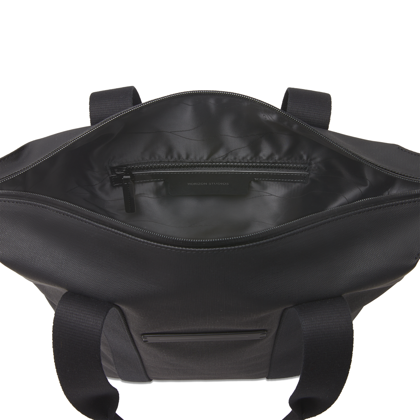 SoFo Vertical Tote / All Black / Waxed Canvas