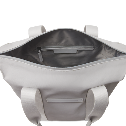 Sofo Vertical Tragetasche Light Quartz Grau Innenansicht - Wasserabweisend Funktional Stilvoll - Horizn Studios