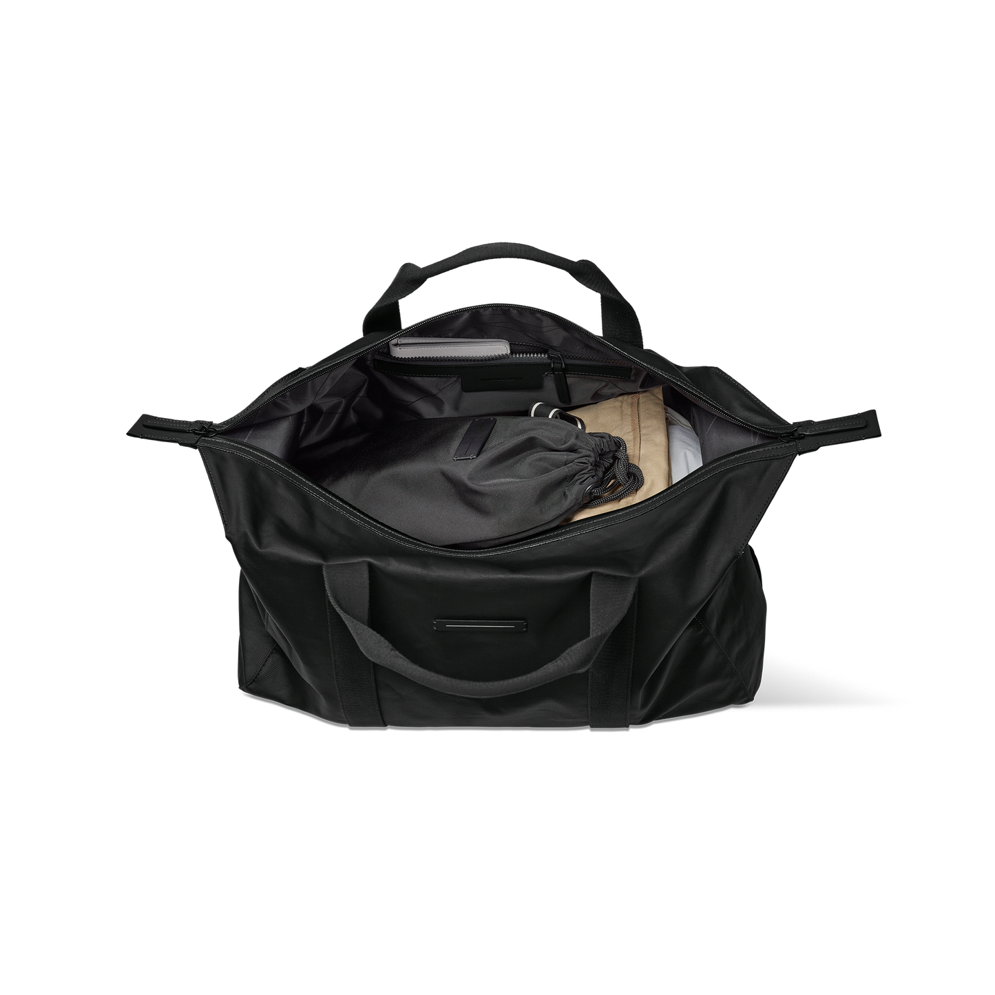 SoFo Weekender M / Black / Recycled Waxed Canvas / Size M