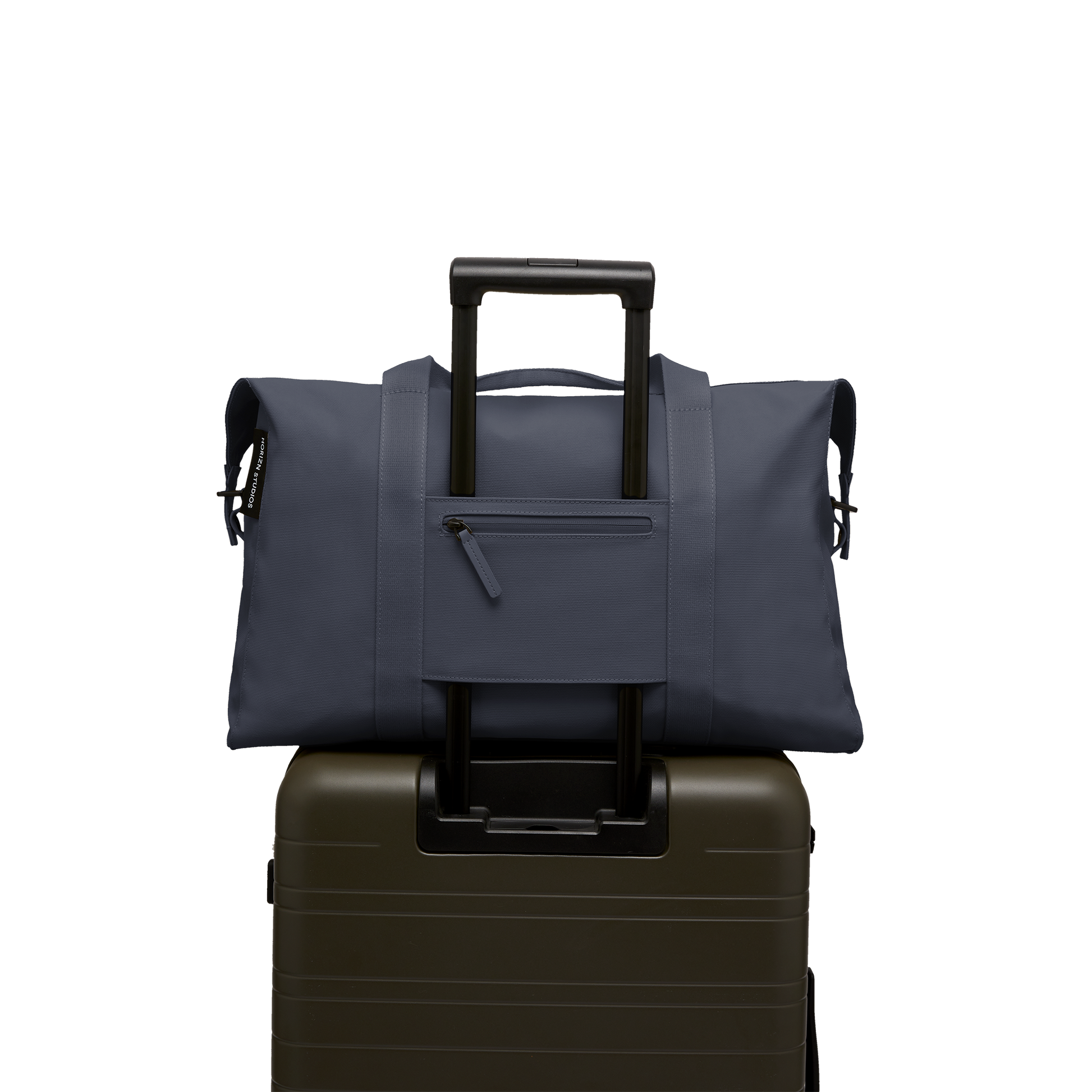 Sofo Weekender Blau Trolley Rückseite - Horizn Studios