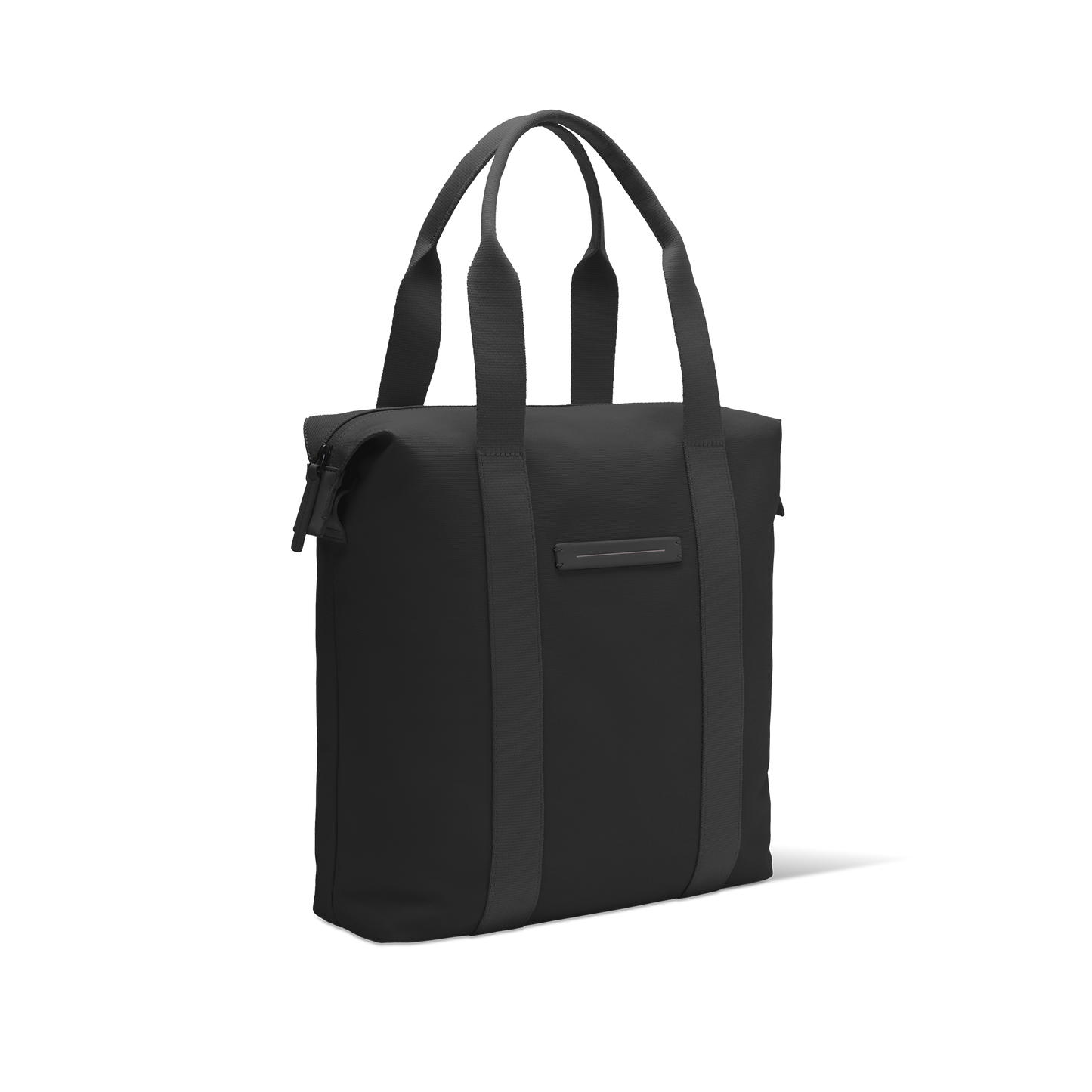 SoFo Vertical Tote / All Black / Waxed Canvas