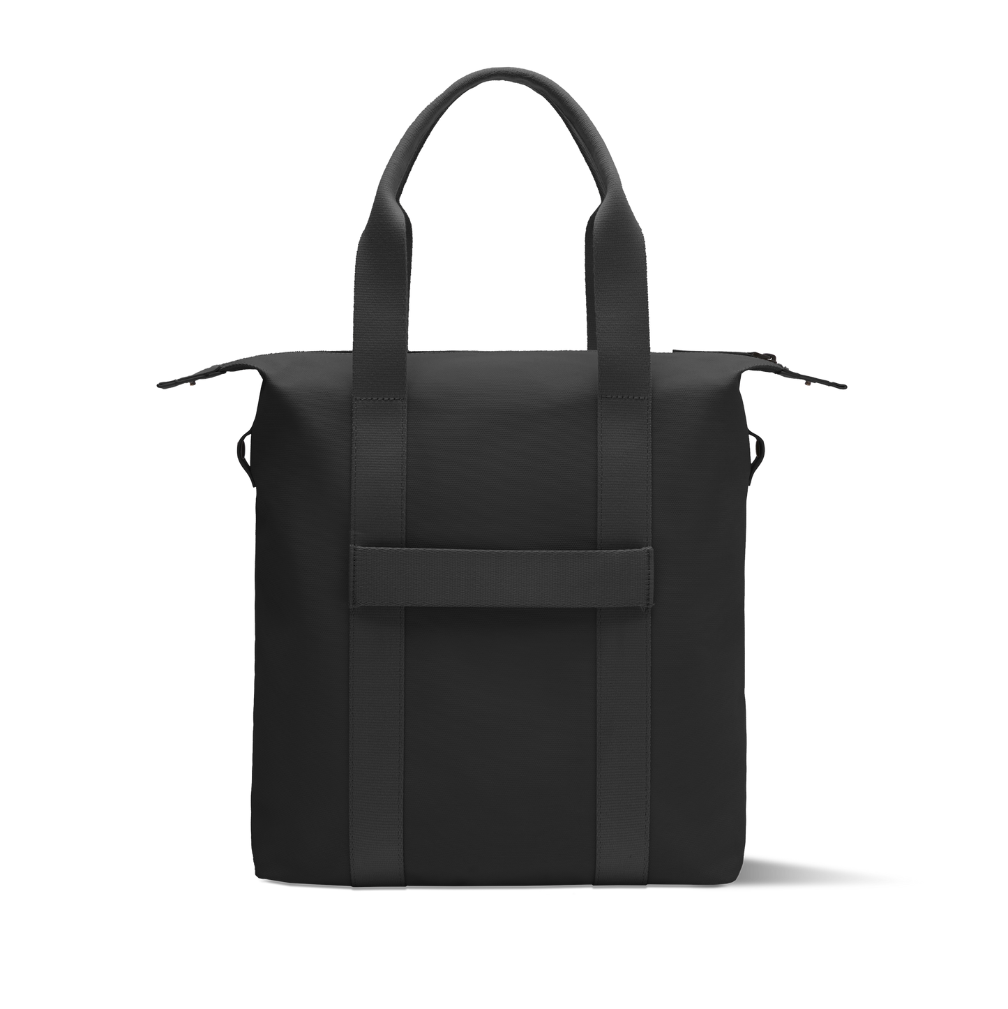 SoFo Vertical Tote / All Black / Waxed Canvas