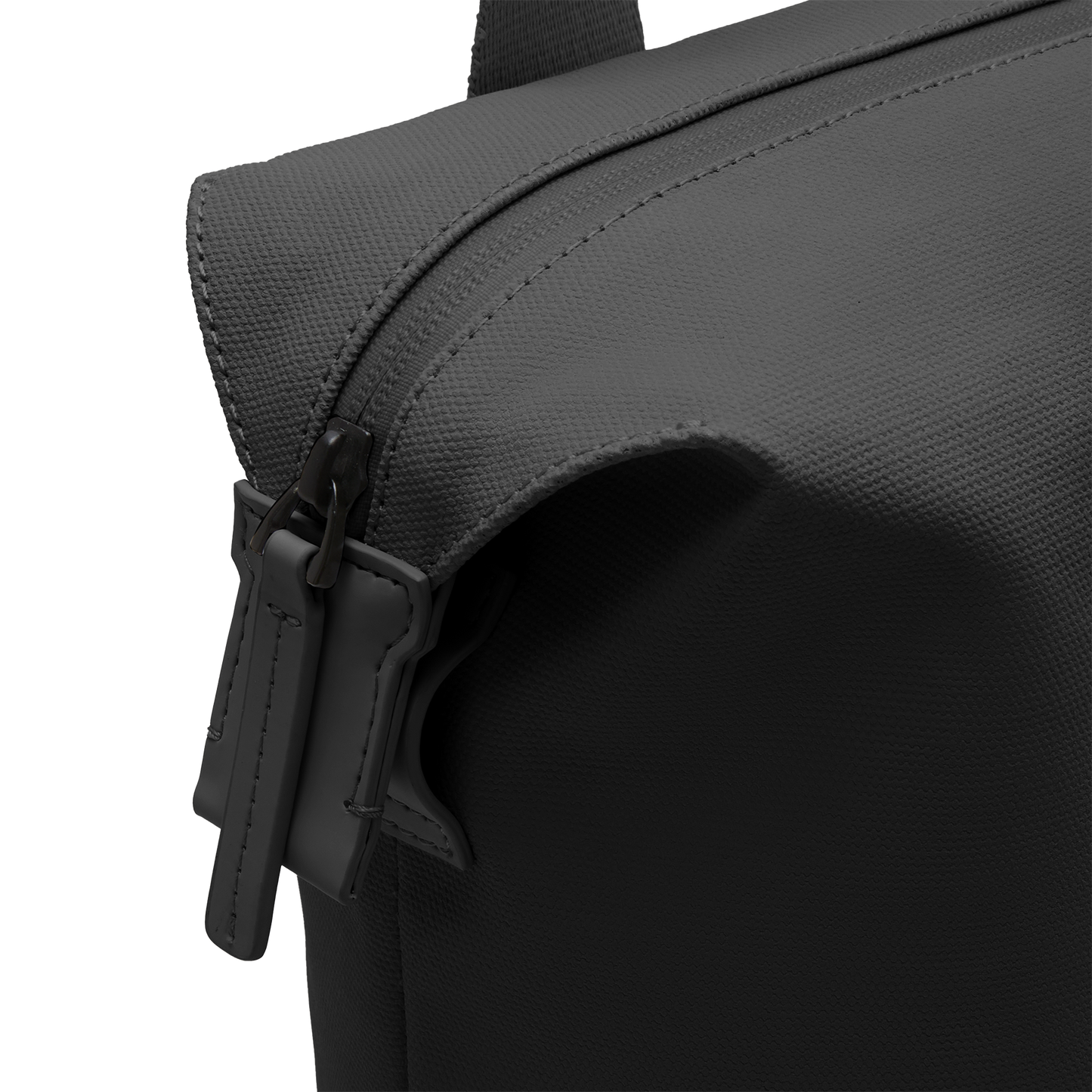 SoFo Vertical Tote / All Black / Waxed Canvas