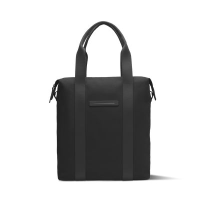 SoFo Vertical Tote / All Black / Waxed Canvas