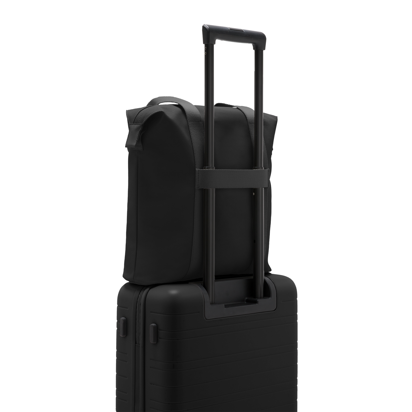 SoFo Vertical Tote / All Black / Waxed Canvas