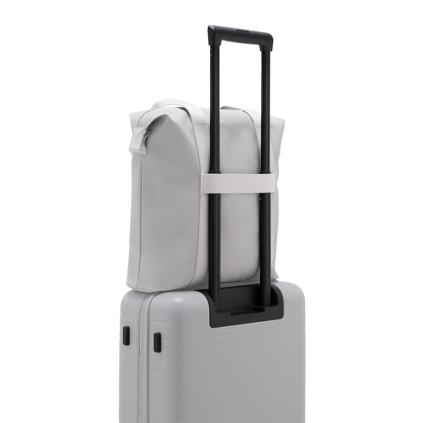 SoFo Vertical Tote / Light Quartz Grey / Waxed Canvas