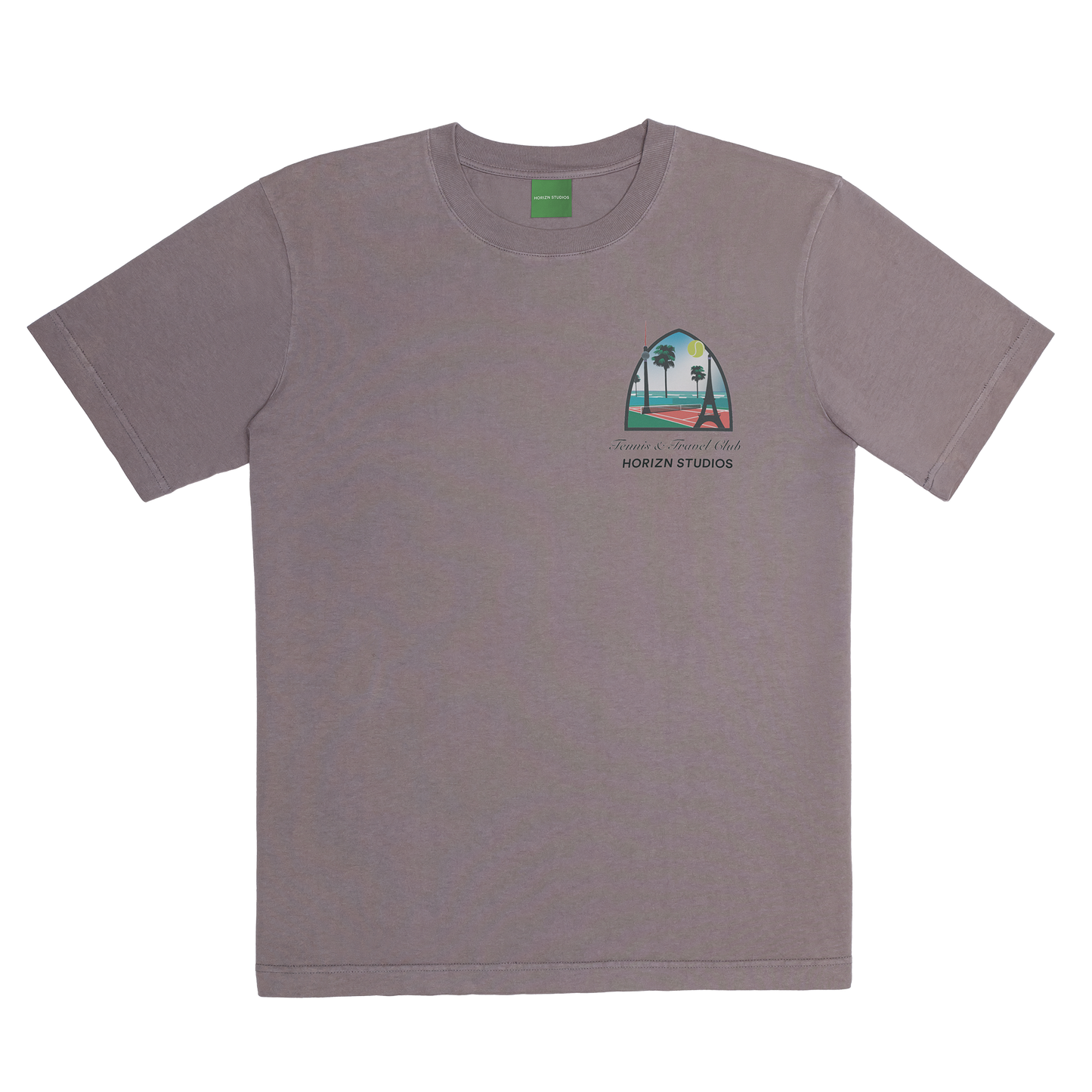 T-Shirt Tennis Edition / Charcoal / Organic Cotton / S