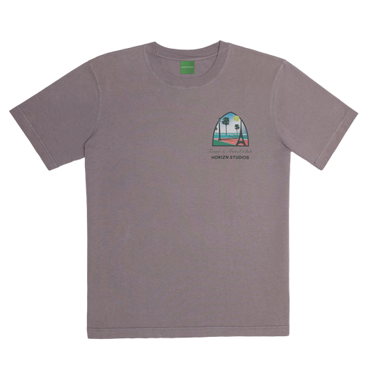 T-Shirt Tennis Edition / Charcoal / Organic Cotton / S