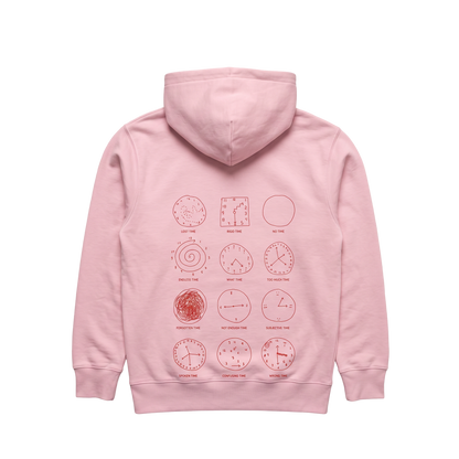 Travel Hoodie / Cloud Rose / Organic Cotton / Size M / Time