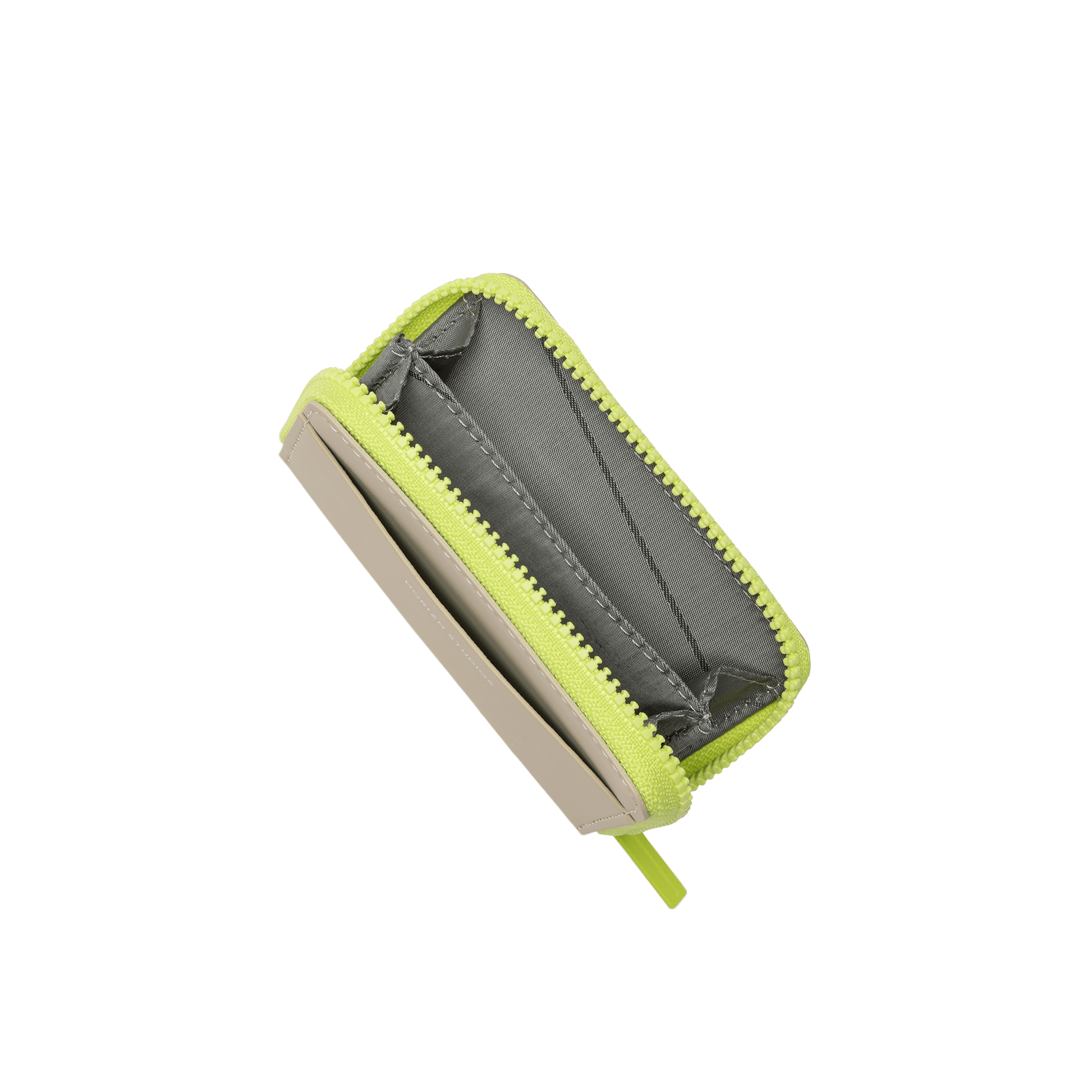 Wallet Beige Neon Yellow Fach - Horizn Studios