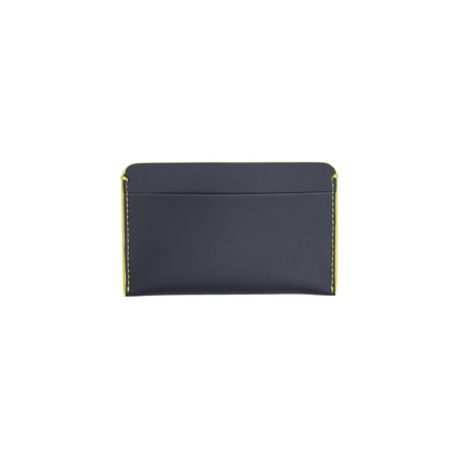 Cardholder Blau Neon Yellow Rückseite - Horizn Studios