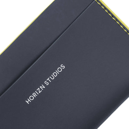 Cardholder Blau Neon Yellow Vorderseite - Horizn Studios