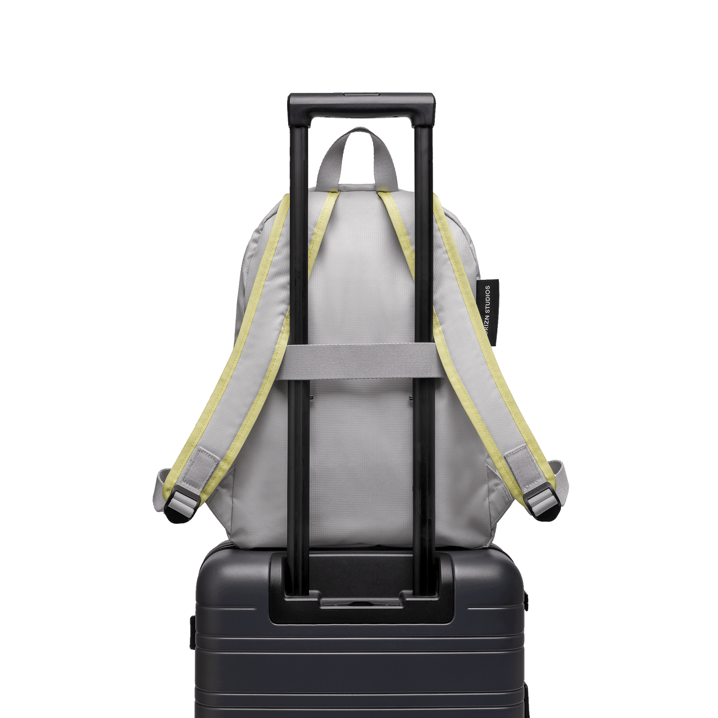 Shibuya Daypack / Light Quartz Grey - Lemon / rPET Ripstop / Size M