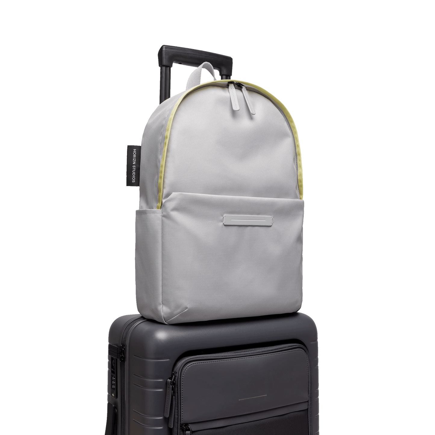 Shibuya Daypack / Light Quartz Grey - Lemon / rPET Ripstop / Size M