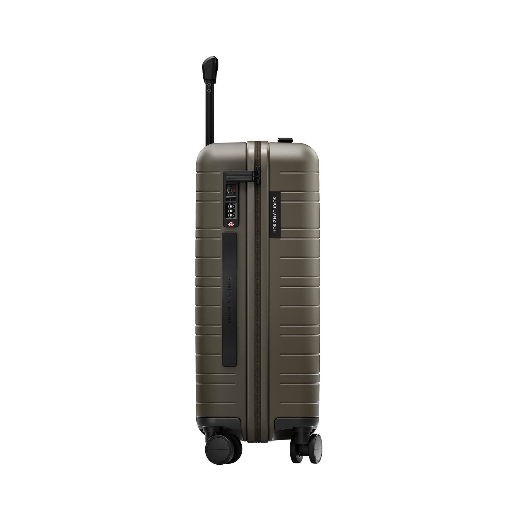 H5 Smart / Minimal Usage Signs / Dark Olive / High-Performance Hard Shell / Cabin Size 4