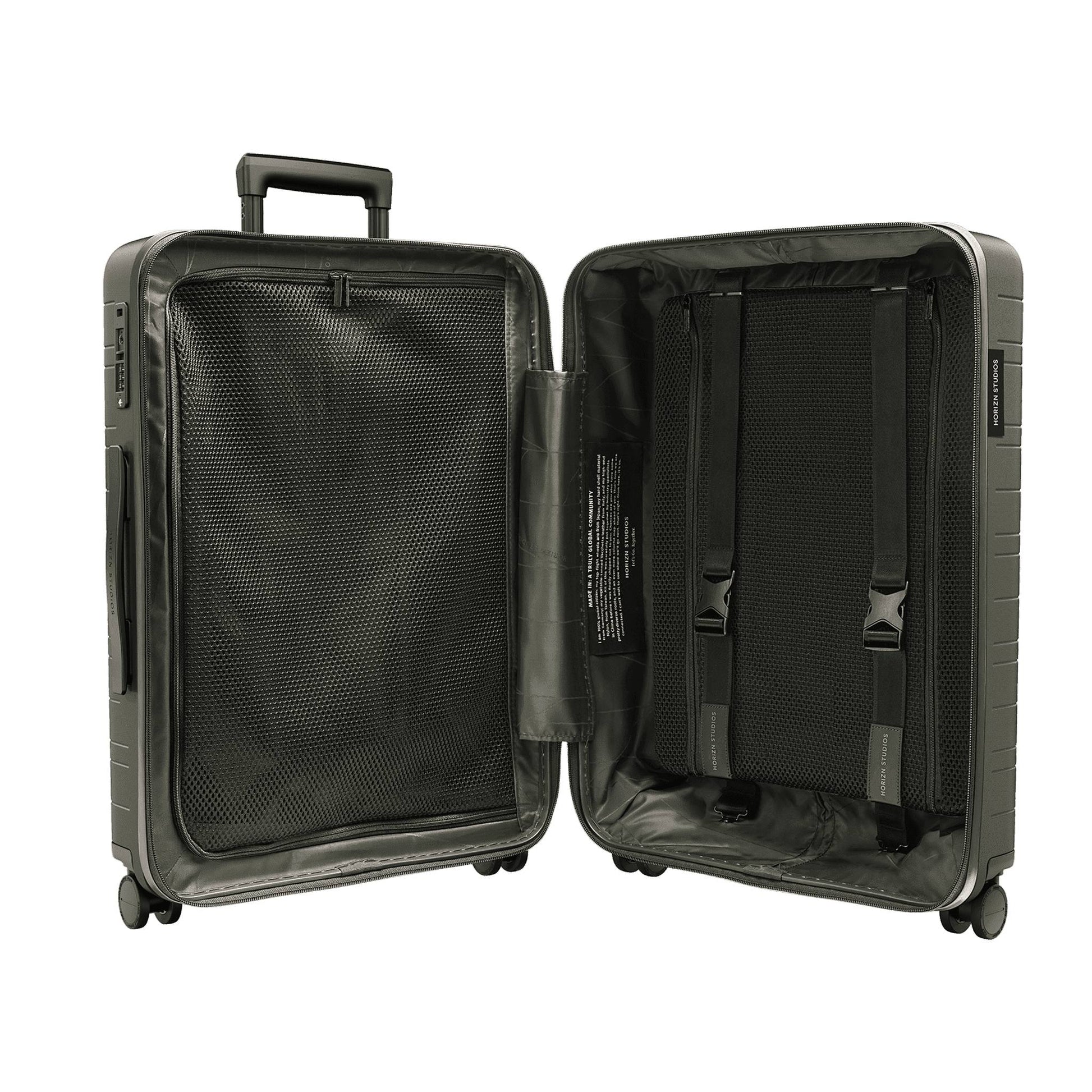 H6 Smart / Minimal Usage Signs / Dark Olive / High-Performance Hard Shell / Check-in Size M 5