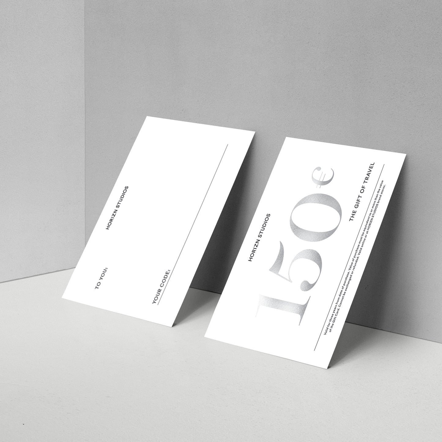 Boxed Gift Card / Light Quartz Grey / 150 4