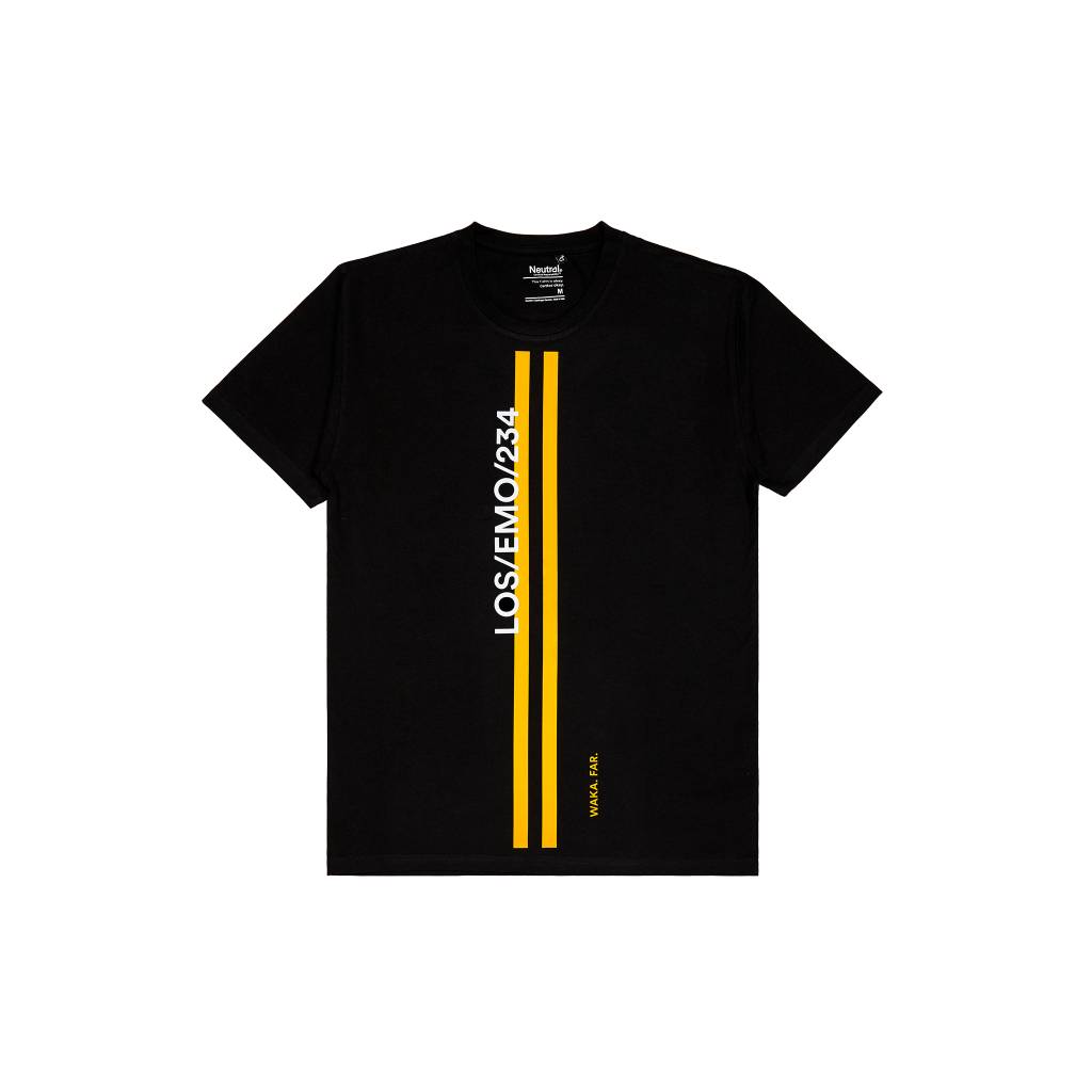 Danfo T-Shirt / Black / Lagos Yellow / Organic Cotton / L 1