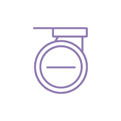 Wheel Caps - Cabin 50 mm - Essential - Purple Blaze / Horizn ID