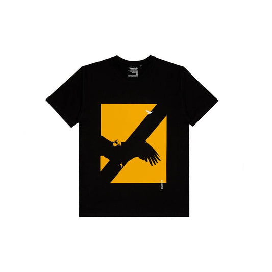 One Love T-shirt / Black / Lagos Yellow / Organic Cotton / L 1