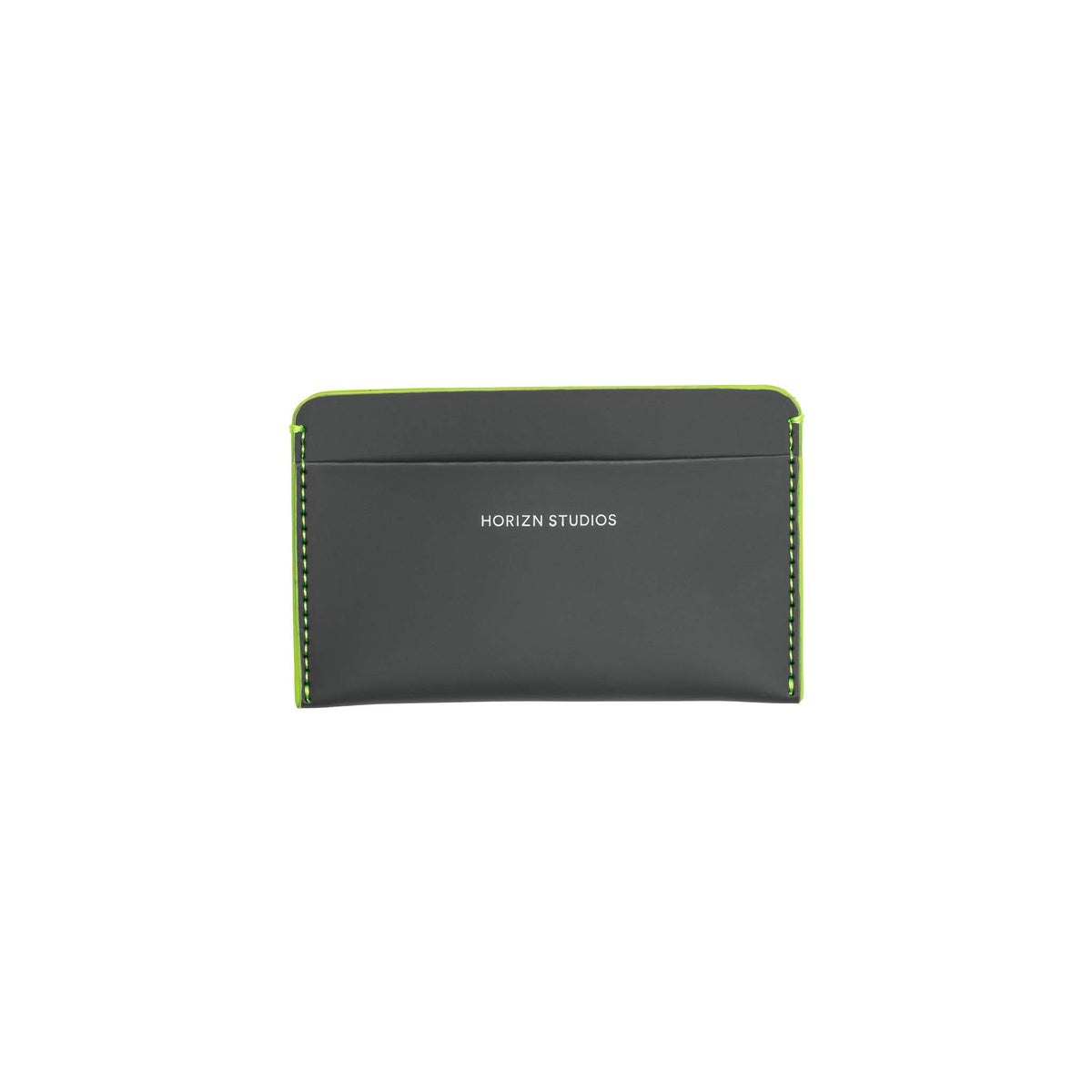 Cardholder / Graphite - Neon Green