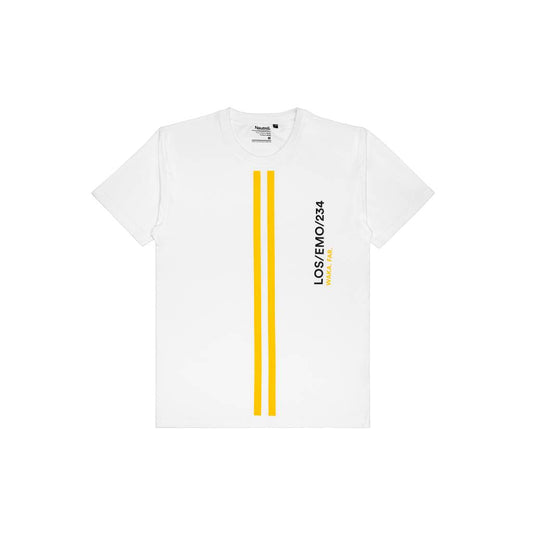 Danfo T-Shirt / White / Lagos Yellow / Organic Cotton / XL 1