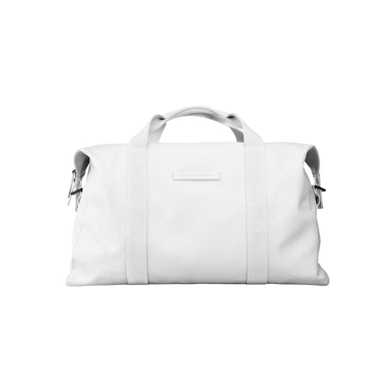 SoFo Weekender M / All White / Recycled Waxed Canvas 1