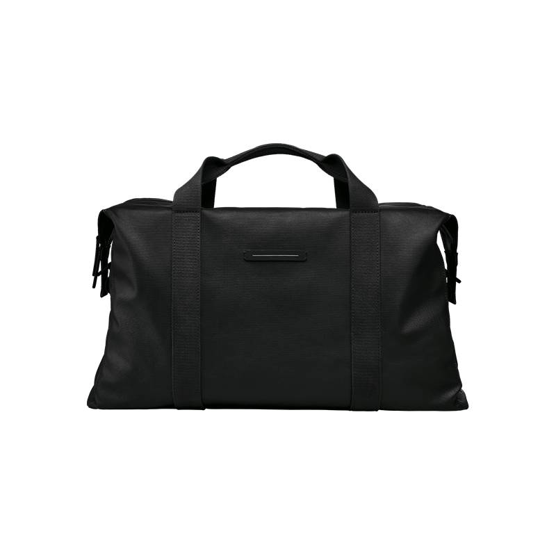 SoFo Weekender M / Black / Recycled Waxed Canvas 1