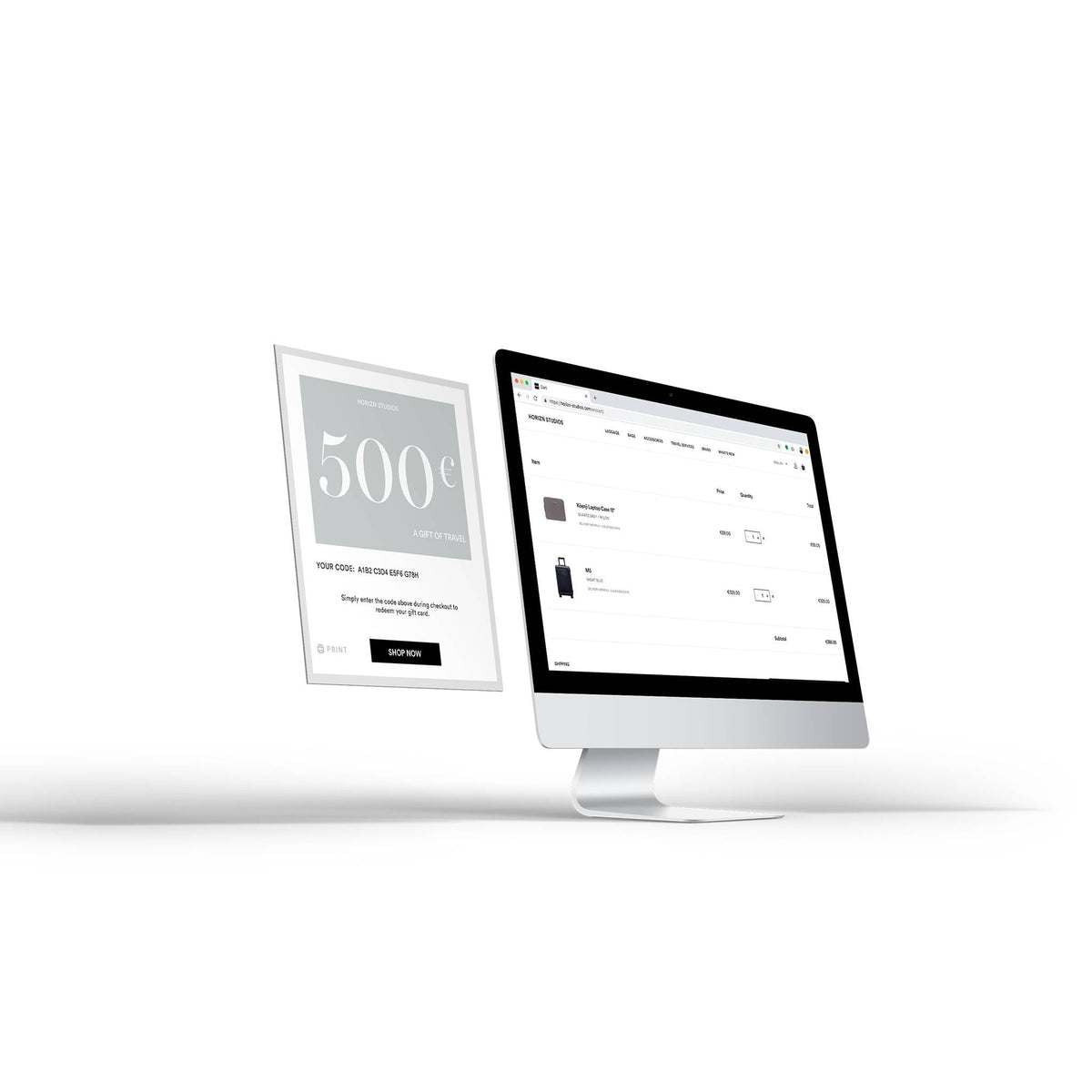 Digital Gift Card / Light Quartz Grey / 500
