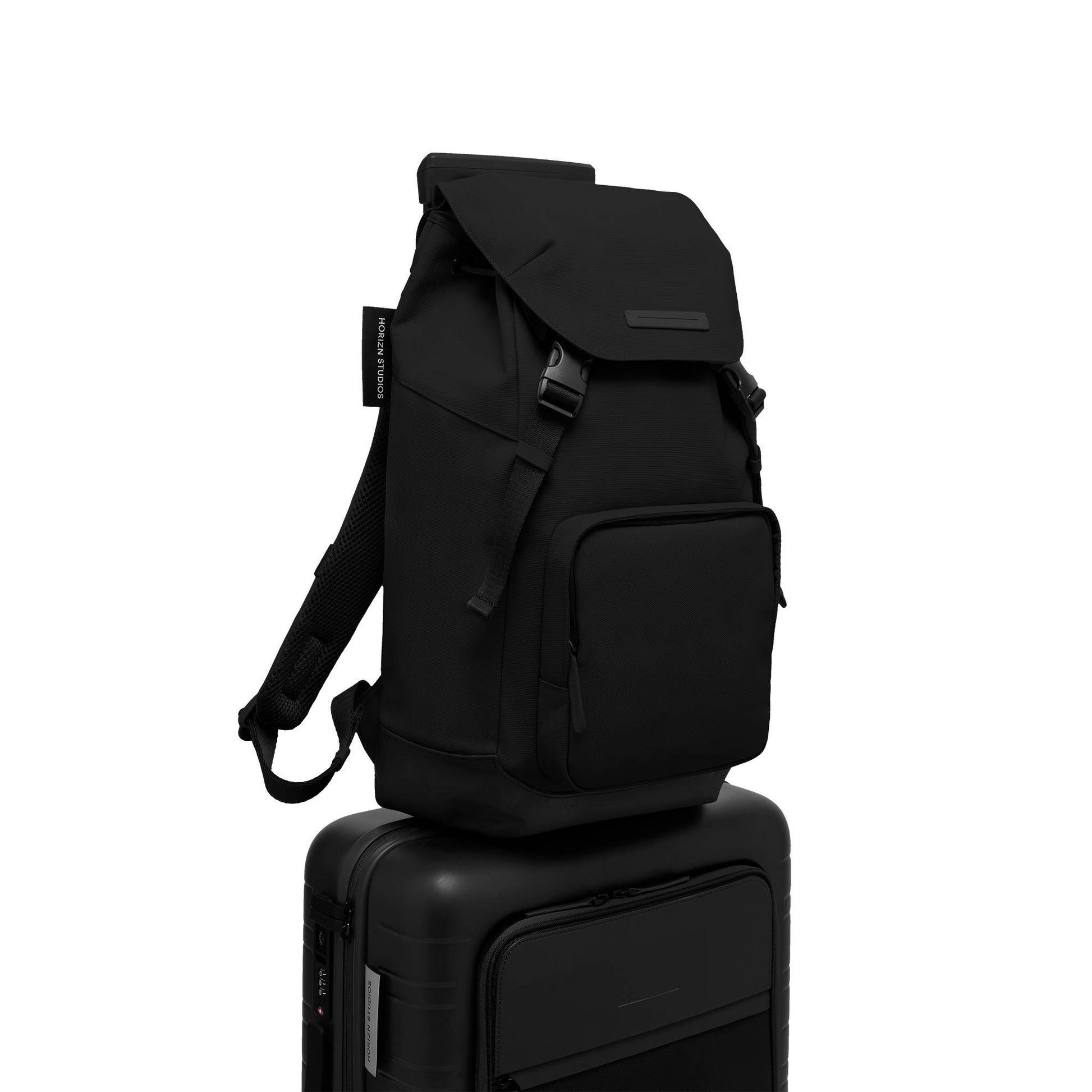 SoFo Backpack City / Black / Recycled Waxed Canvas 9