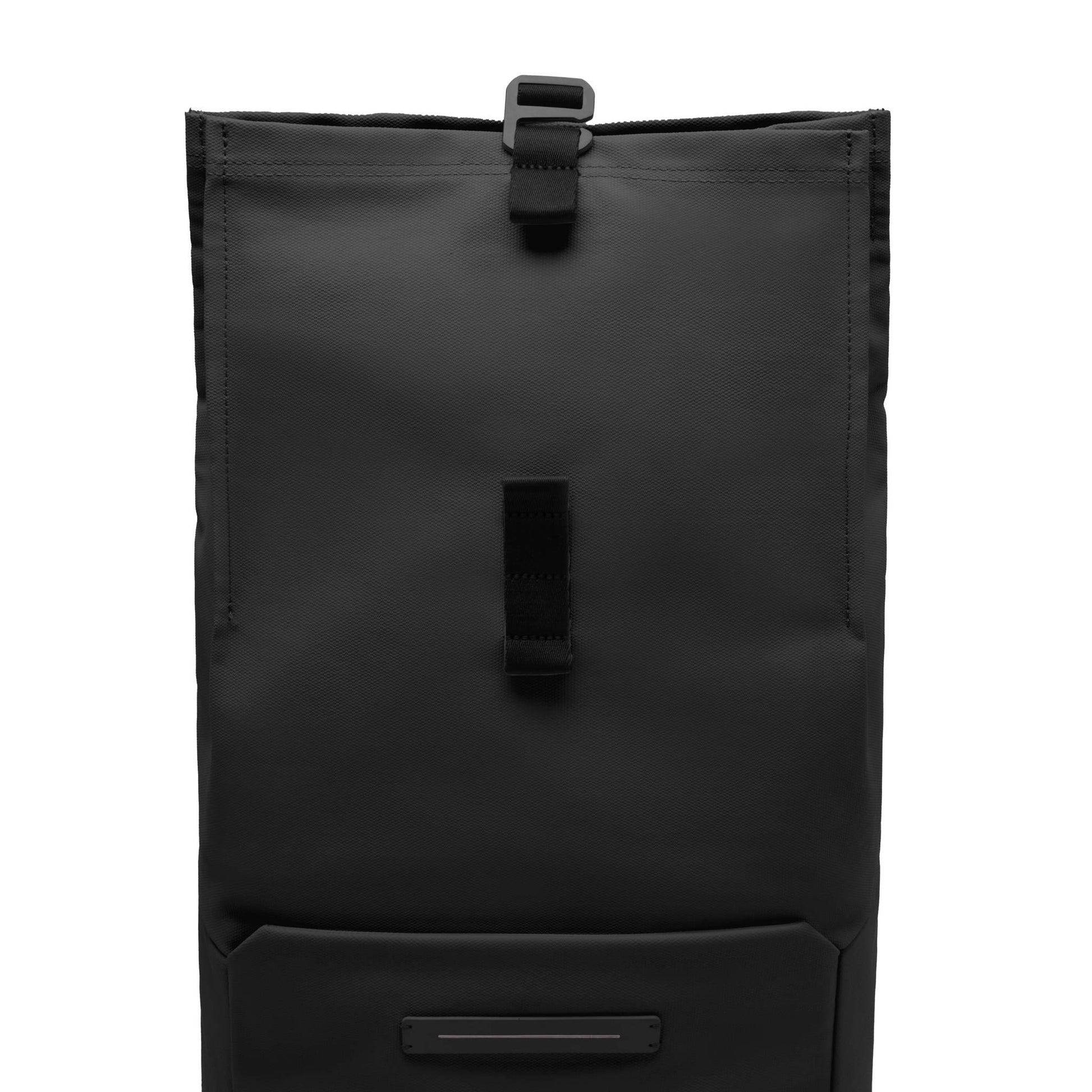 SoFo Rolltop Backpack X / All Black / Waxed Canvas 5