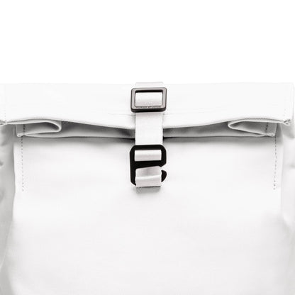 Sofo Rolltop Rucksack Rucksack Rucksack All Weiß Shot - Wasserabweisend Vegan Ergonomisch - Horizn Studios