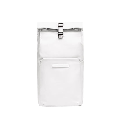 Sofo Rolltop Rucksack Rucksack Rucksack All Weiß Vorderseite Erweitert - Wasserabweisend Vegan Ergonomisch - Horizn Studios