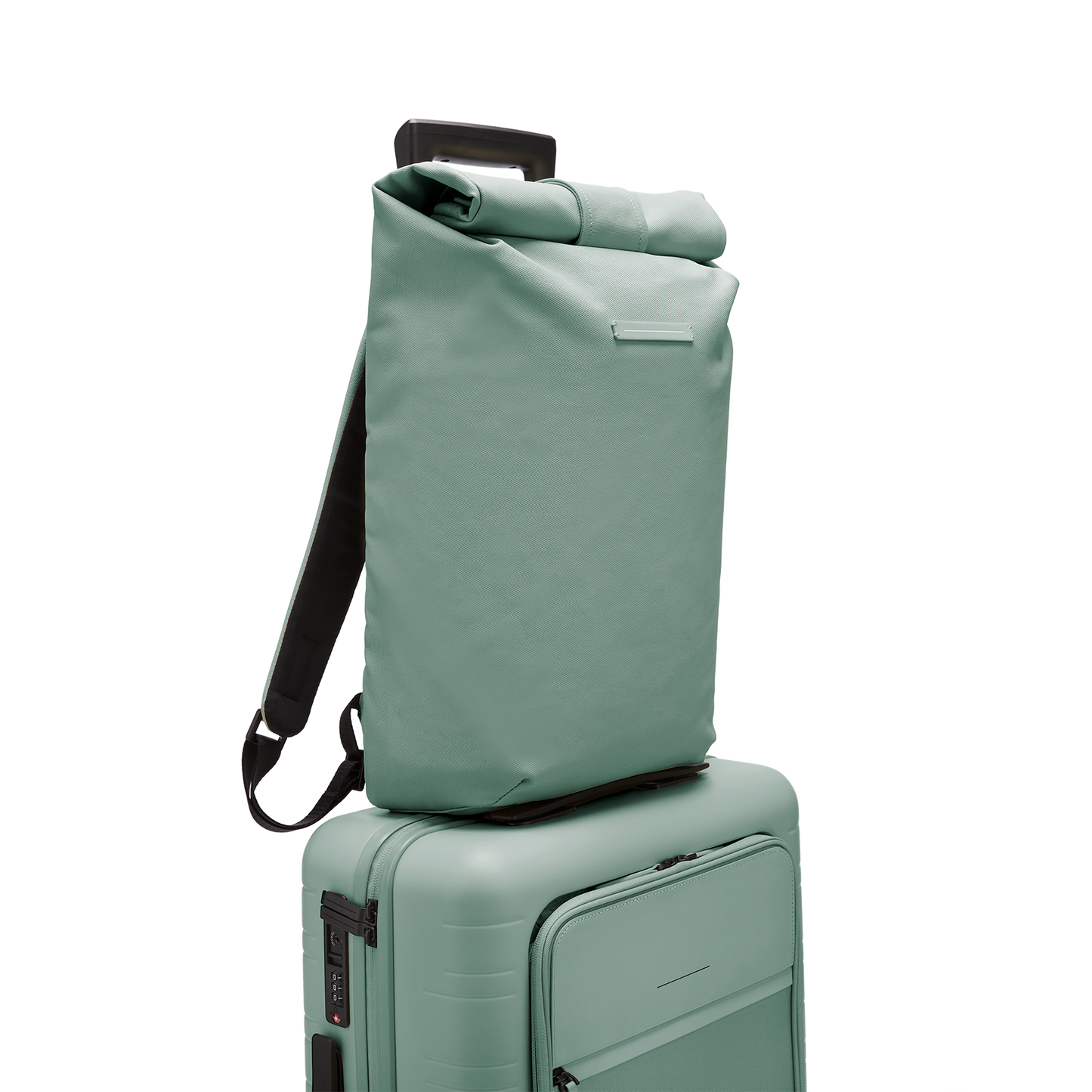 SoFo Rolltop Backpack / Marine Green / Recycled Cotton Canvas