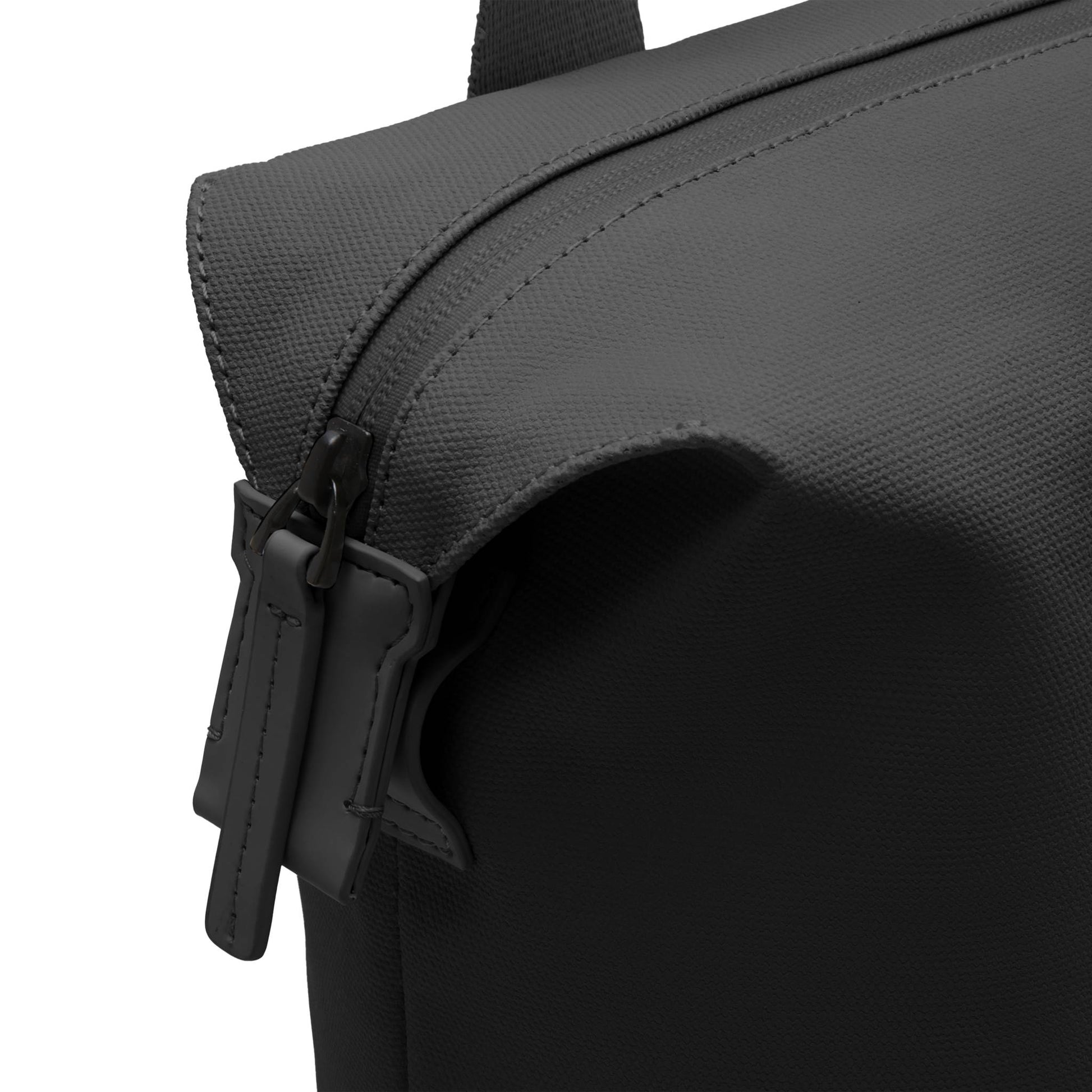 SoFo Vertical Tote / All Black / Waxed Canvas 6